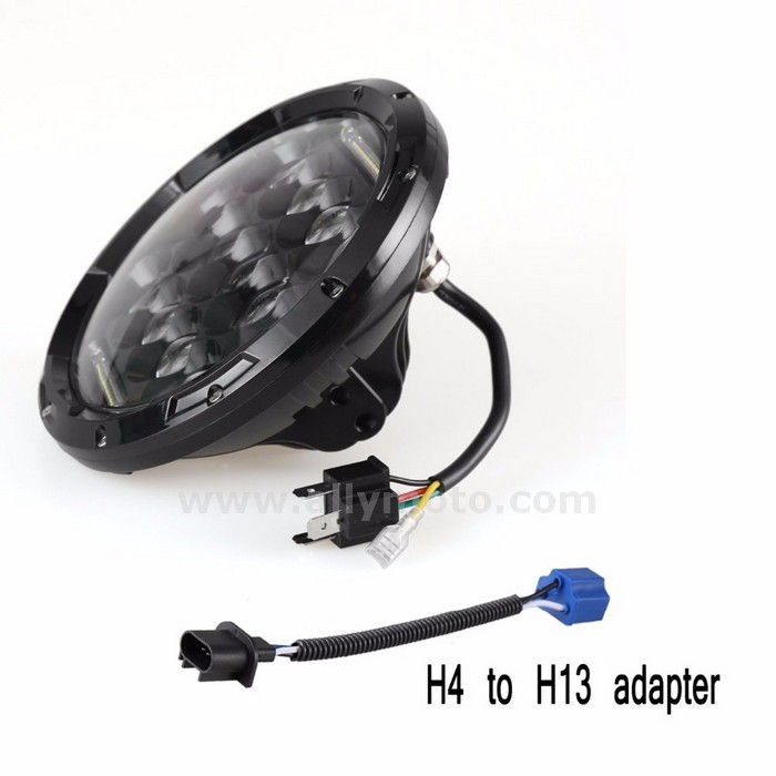 154 7 Inch 75W Projector Daymaker Hid Led Headlight Harley@2